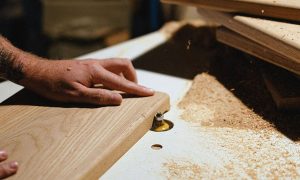 Using a router on wood