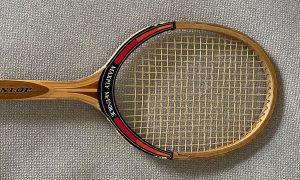 Old tennis racket