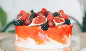 A fruit trifle