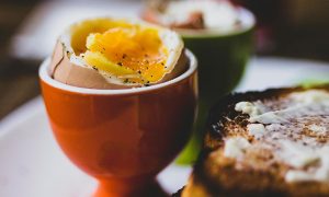 a boiled egg